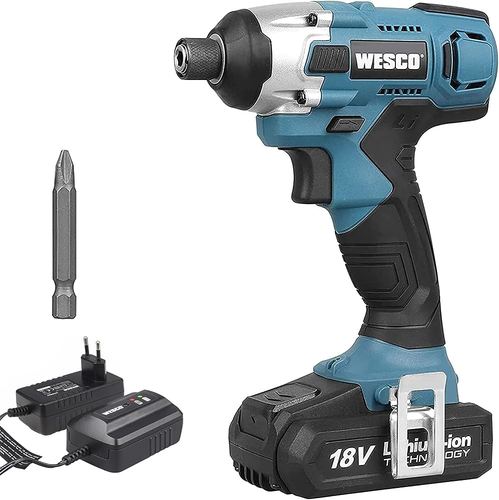 ����� ������ + ����� ����� ����� ��� - WESCO Impact Driver, 18V ws2318.1