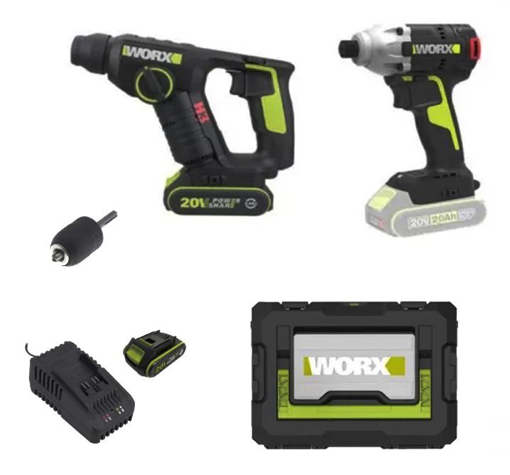 �� ������ + ������ + ����� 2A ���� ������� ����� WORX